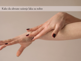 sušenje laka za nokte