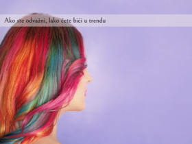 kosa u duginim bojama