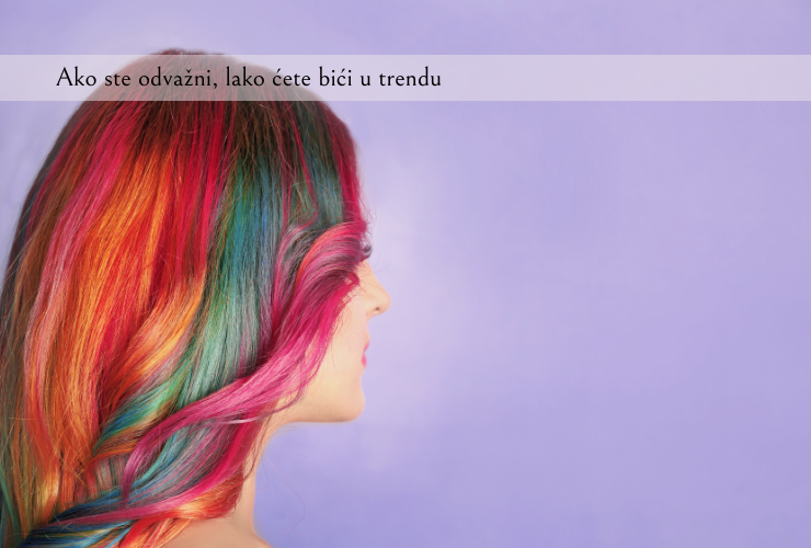 kosa u duginim bojama