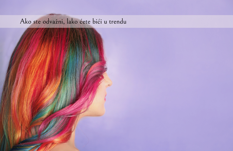 kosa u duginim bojama