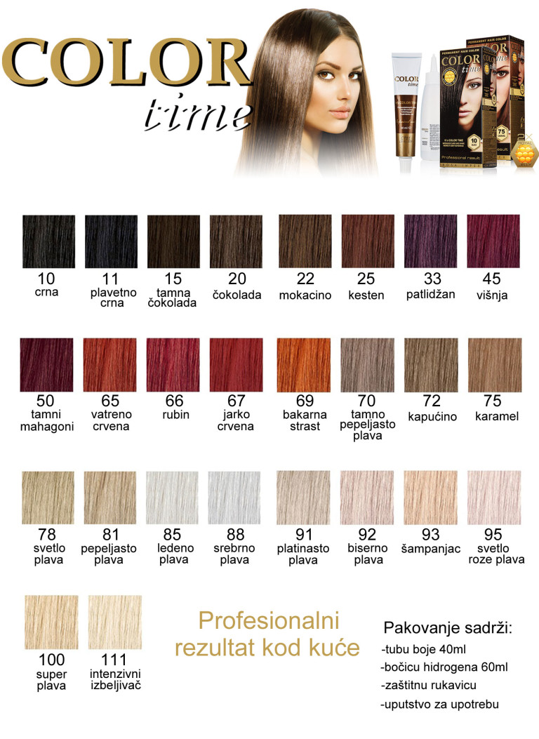 Color Time farba za kosu Lepotica.rs