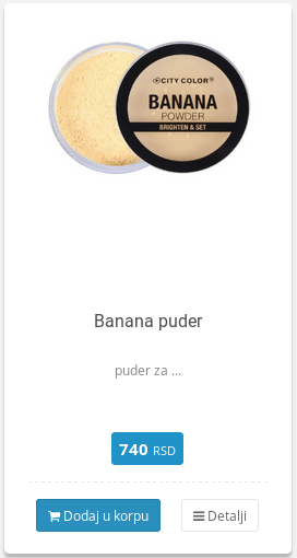 banana puder