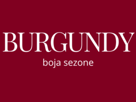 trendy boja jeseni burgundy