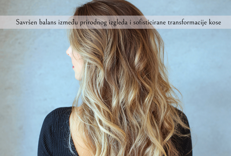 devojka sa dugom kosom i kontra balajaz tehnikom