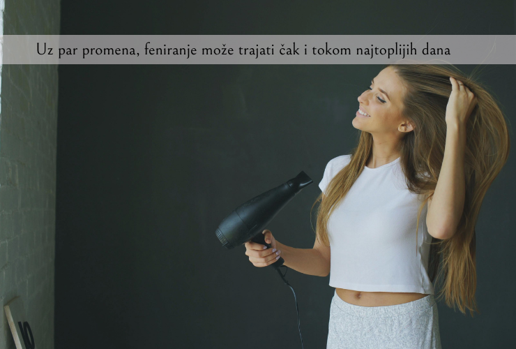 feniranje duge kose