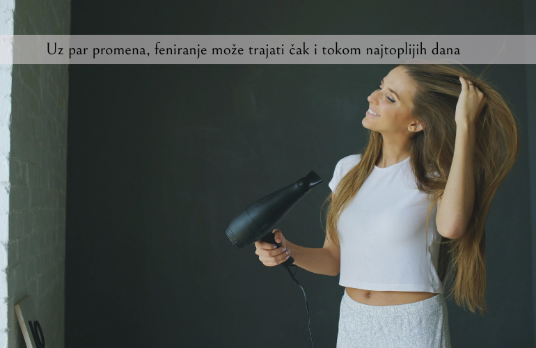 feniranje duge kose